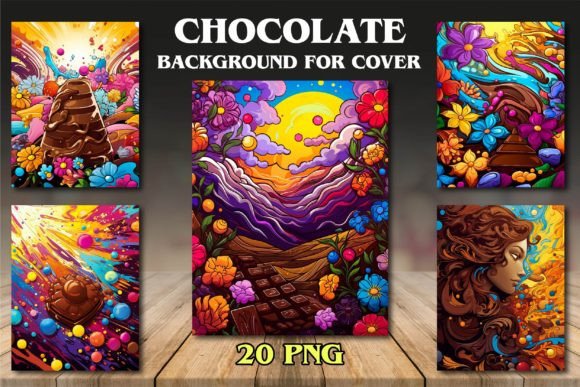 Chocolate Backgrounds: Rich Covers for Your KDP Books