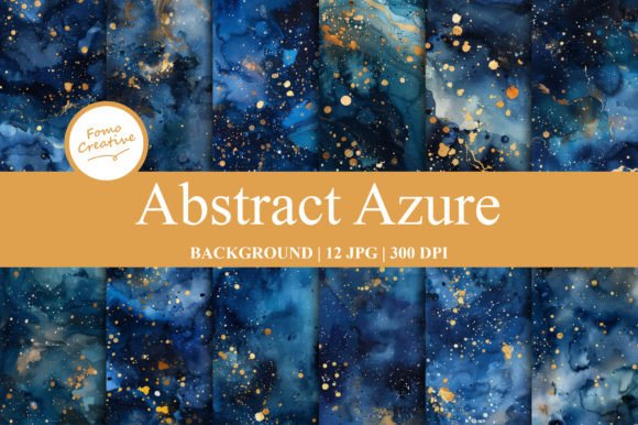 Elevate Your Projects with Abstract Azure Backgrounds