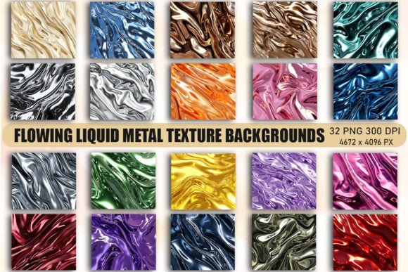 Flowing Liquid Metal Textures: A Guide to Modern Design Assets