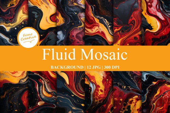 Fluid Mosaic Backgrounds: Elevate Your Design Projects