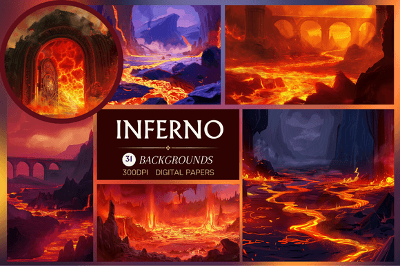 Inferno - Backgrounds: Unleashing Hellish Creativity