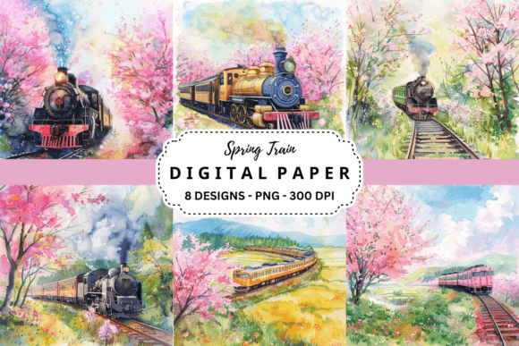 Spring Train Backgrounds: A Designer's Guide to Dynamic Digital Assets
