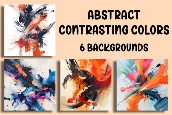 Unleashing Creativity with Abstract Contrasting Colors