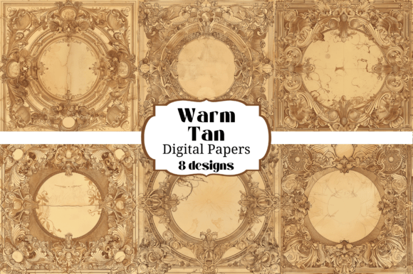 Victorian Ornate Warm Tan Backgrounds: A Designer's Guide