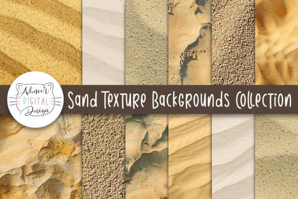 Warm Your Designs with the Sand Texture Backgrounds Collection